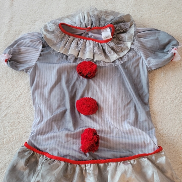 New women's Halloween Costume "IT" Clown Pennywise size L - Picture 2 of 3